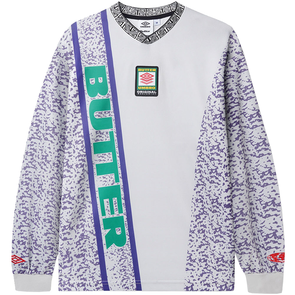 Butter Goods x Umbro Goalie L/S Jersey Cement/Dusk