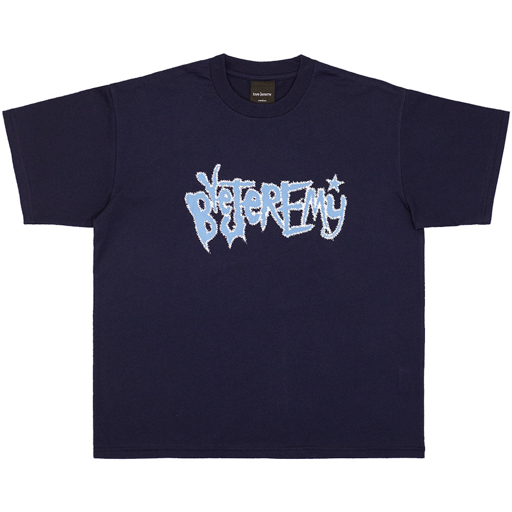 Bye Jeremy Slipping Tee Navy