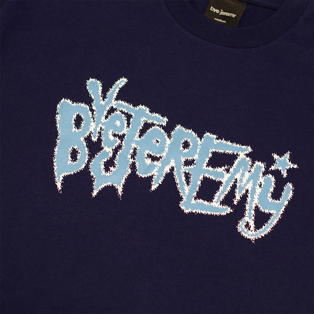 Bye Jeremy Slipping Tee Navy