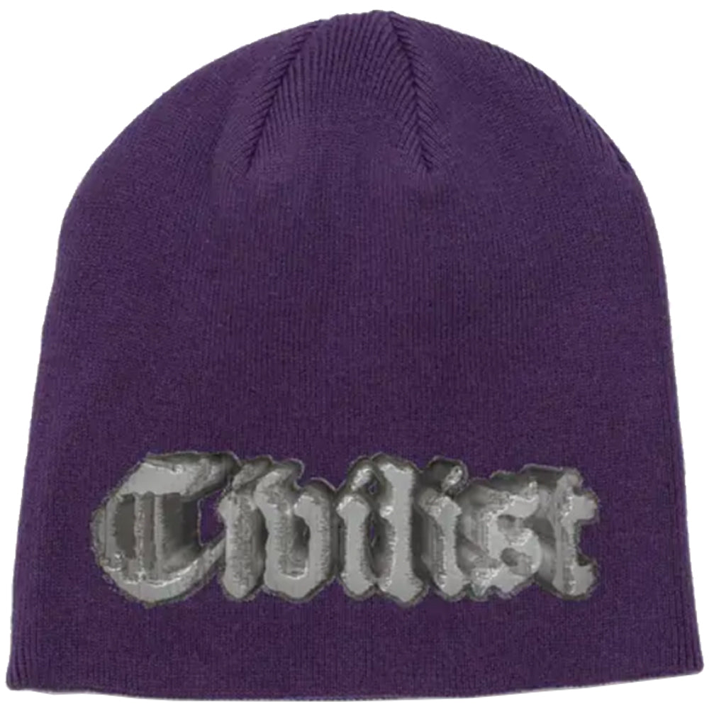 Civilist Skull Beanie Purple