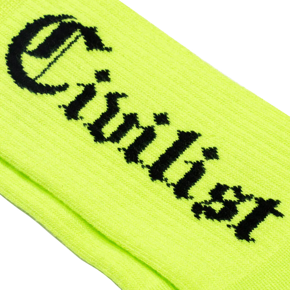 Civilist Omni Socks Neon Green