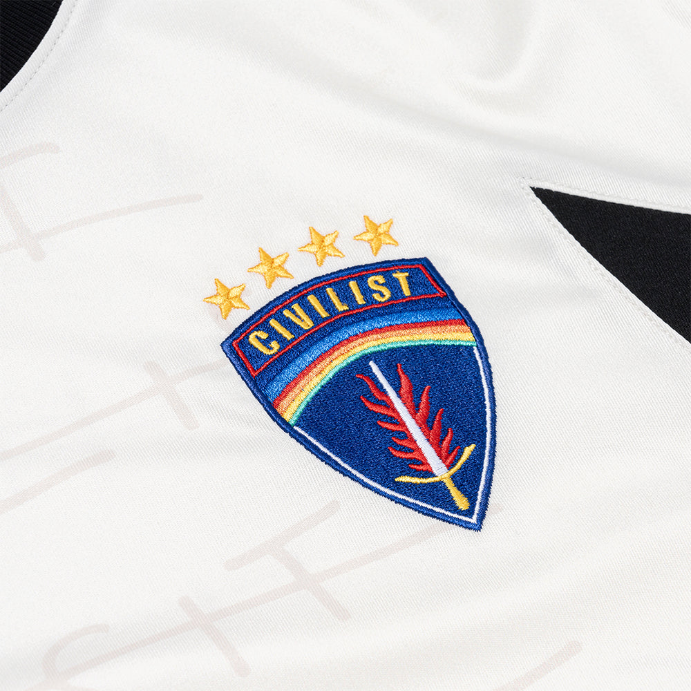 Civilist Football Jersey Beige/Black