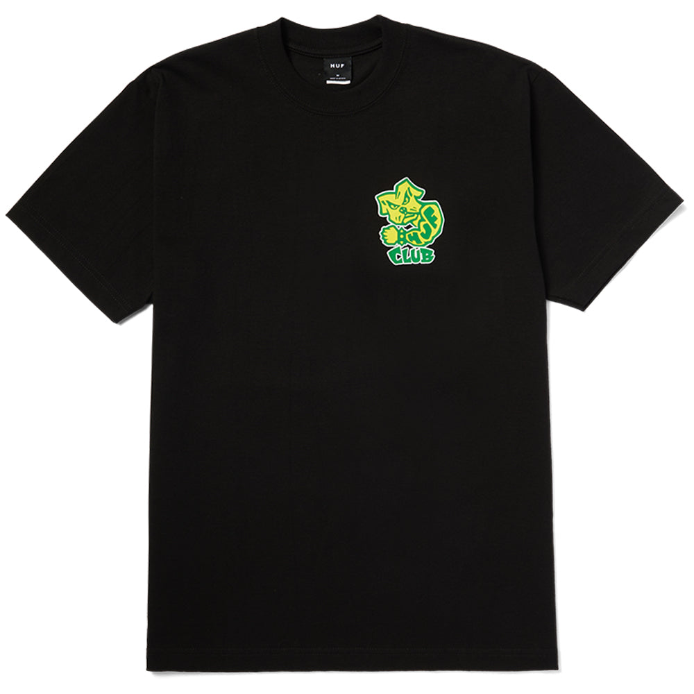 HUF Club T Shirt Black