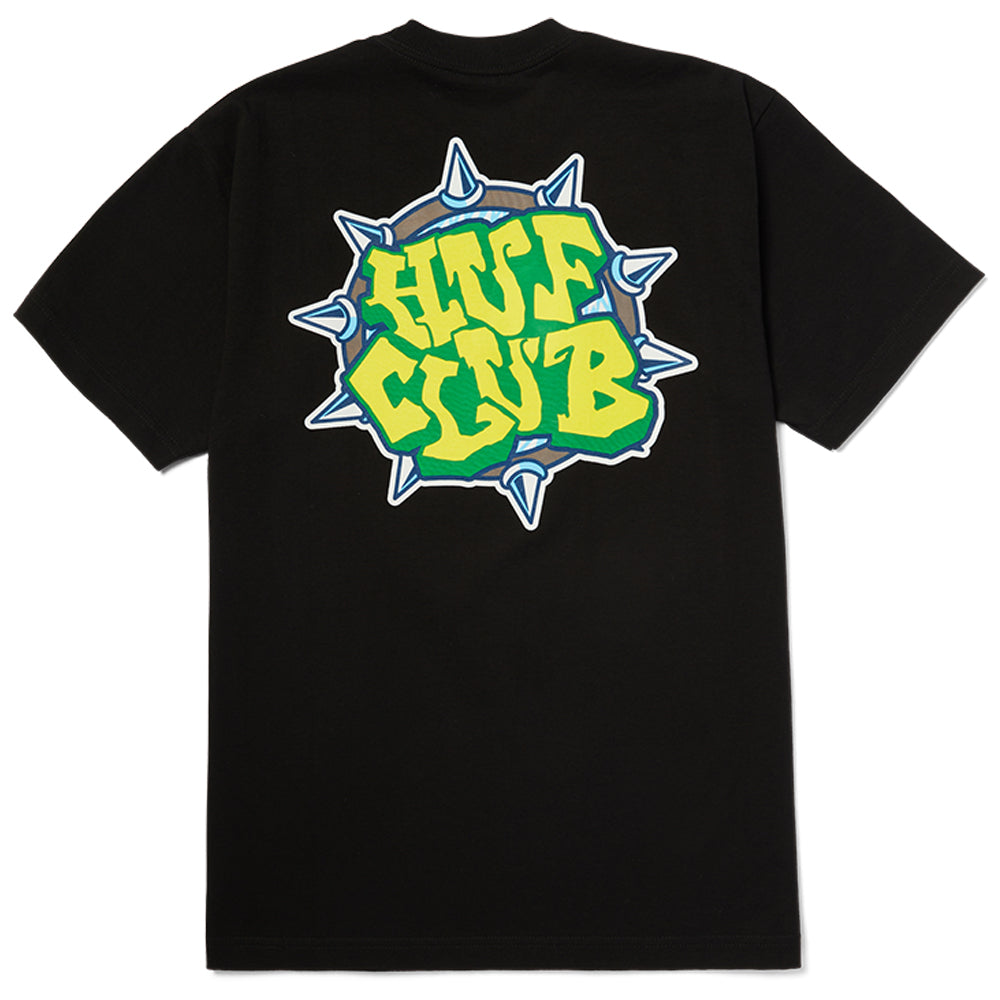 HUF Club T Shirt Black