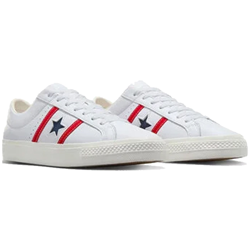 Converse CONS One Star Academy Pro Leather Shoes White/Red/Blue