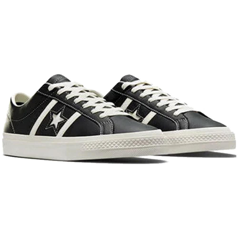 Converse CONS One Star Academy Pro Leather Shoes Black/Egret/Egret