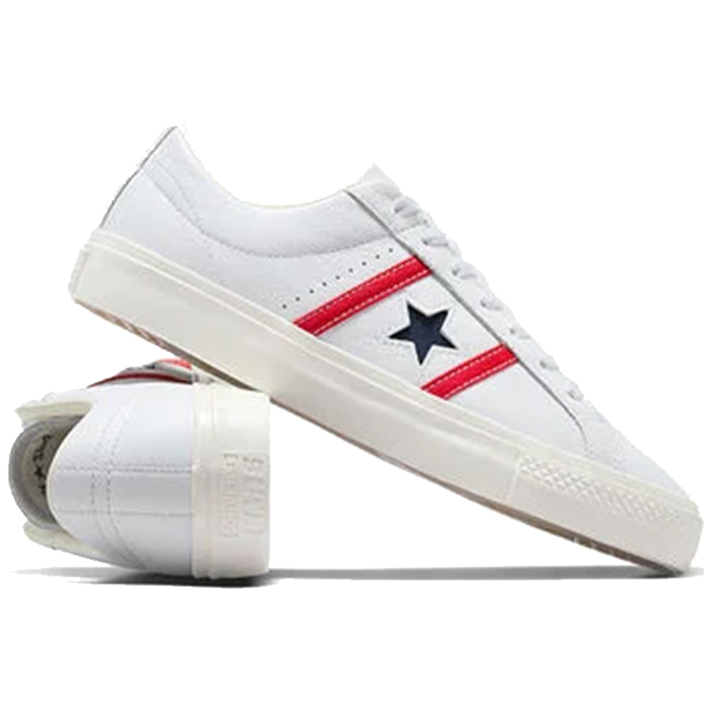 Converse CONS One Star Academy Pro Leather Shoes White/Red/Blue