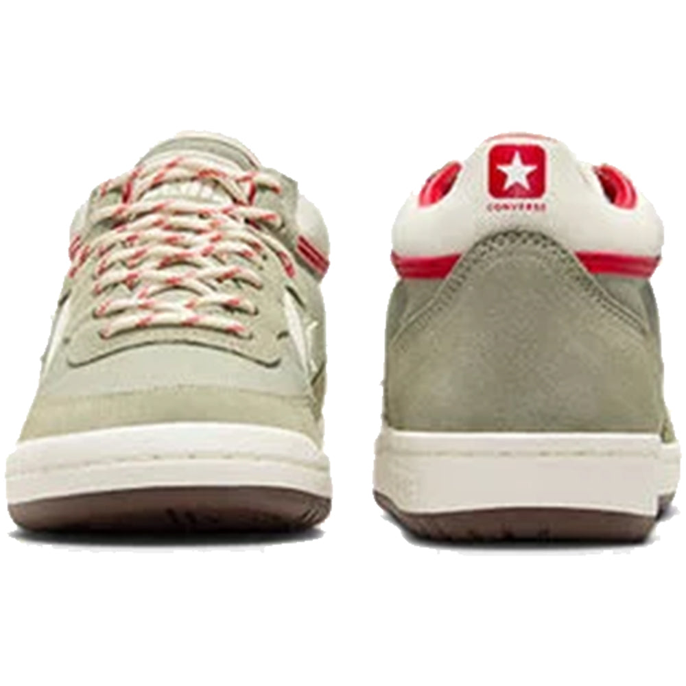 Converse CONS Fastbreak Pro Suede & Canvas Shoes Light Field Surplus/Red/Egret