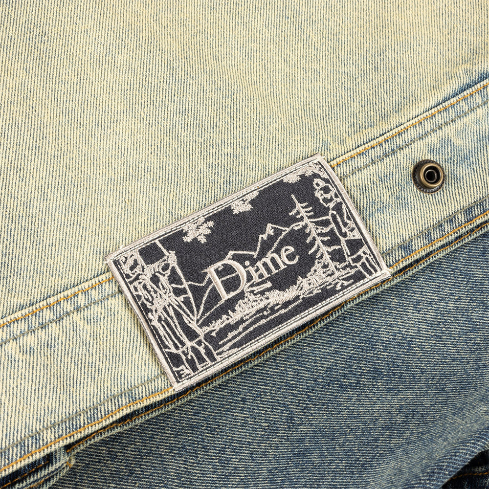 Dime MTL Denim Jacket Dipped Sandblasted Indigo