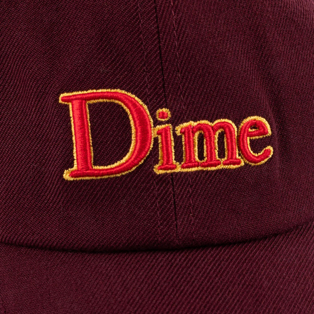 Dime MTL Classic Low Pro Cap Burgundy