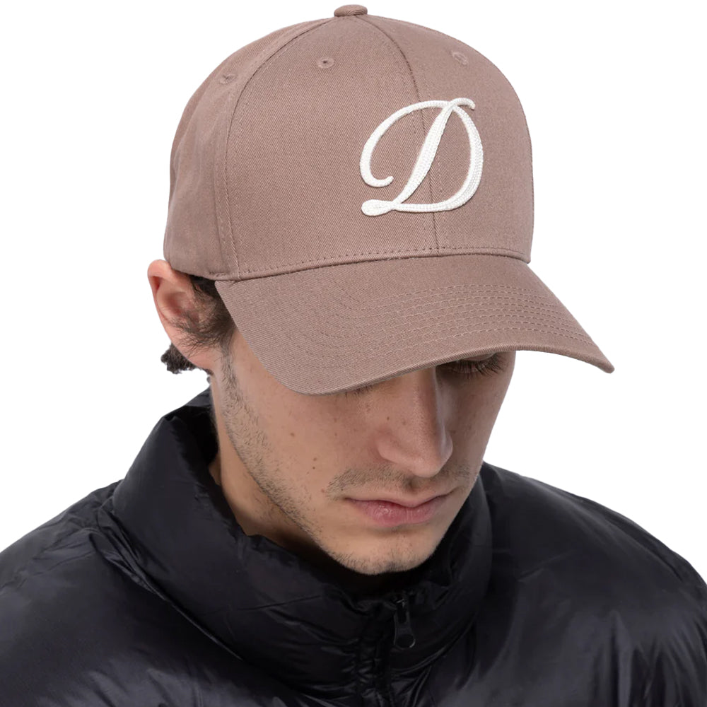 Dime MTL Cursive D Full Fit Cap Tan