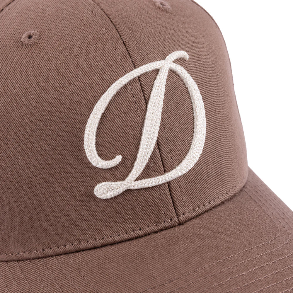 Dime MTL Cursive D Full Fit Cap Tan