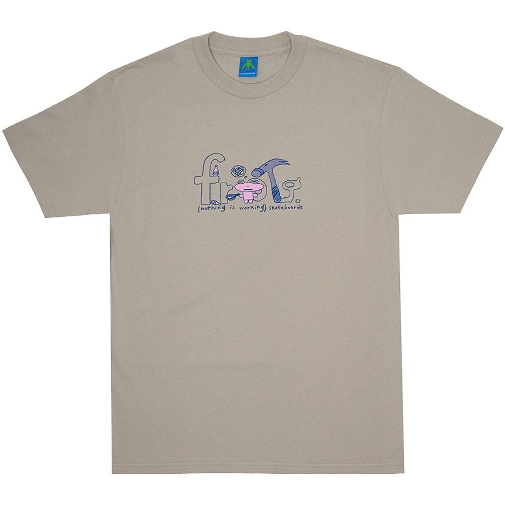 Frog Nothing is Working Tee Silver