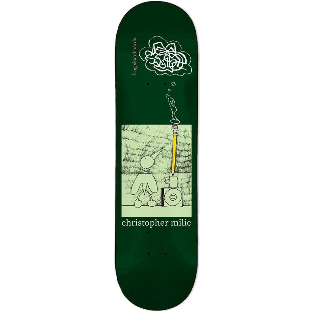 Frog Chris Milic Creative Block Skateboard Deck 8.6"