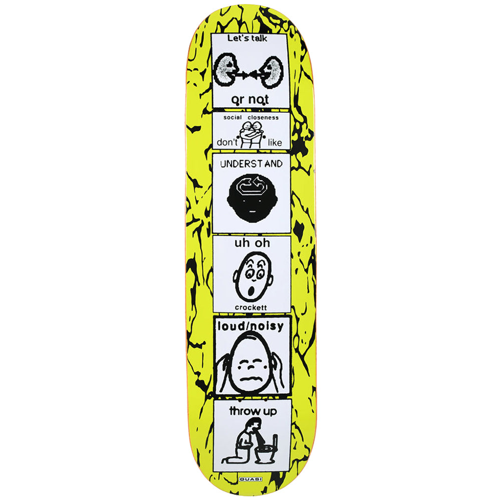 Quasi Gilbert Crockett The Puker Deck 8.25"