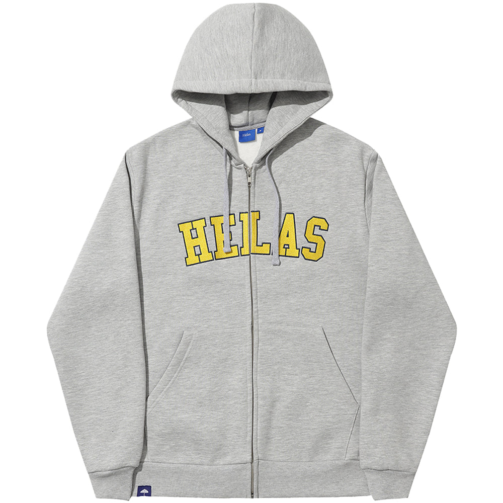 Hélas Campus Full Zip Hood Heather Grey