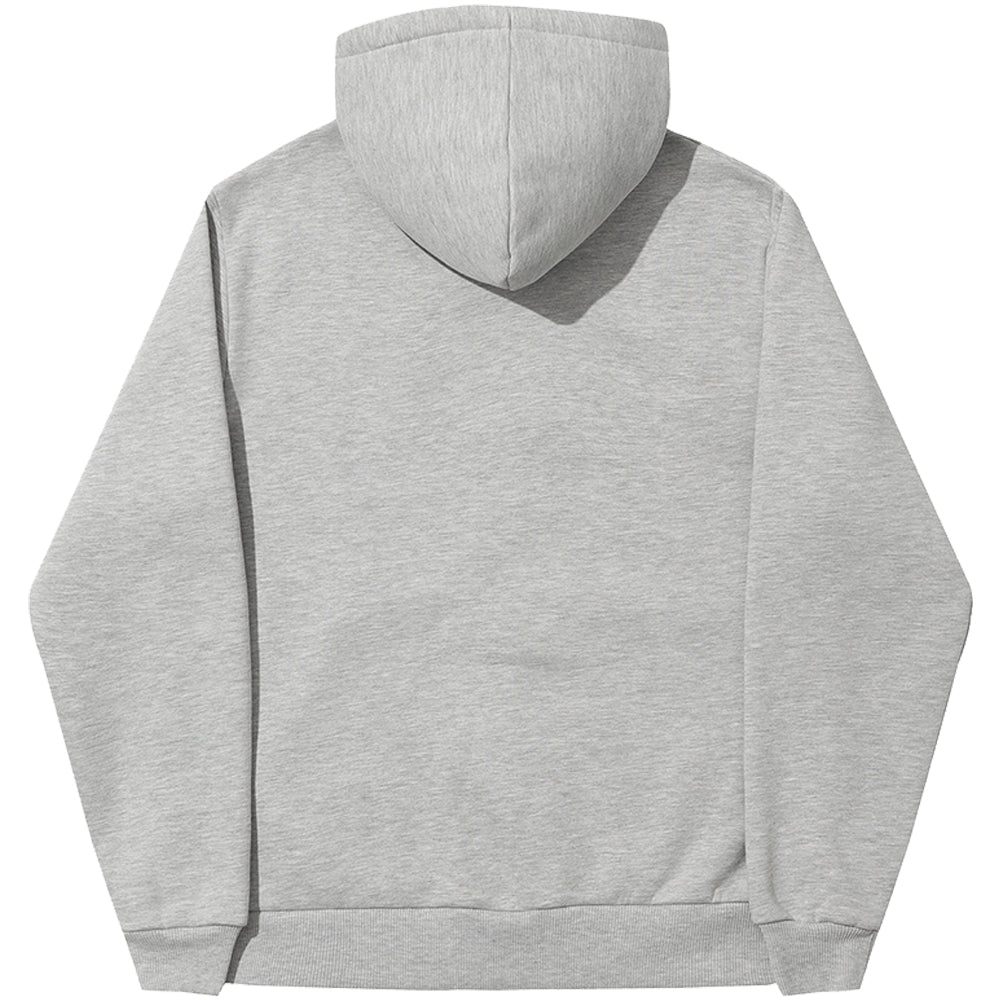 Hélas Campus Full Zip Hood Heather Grey