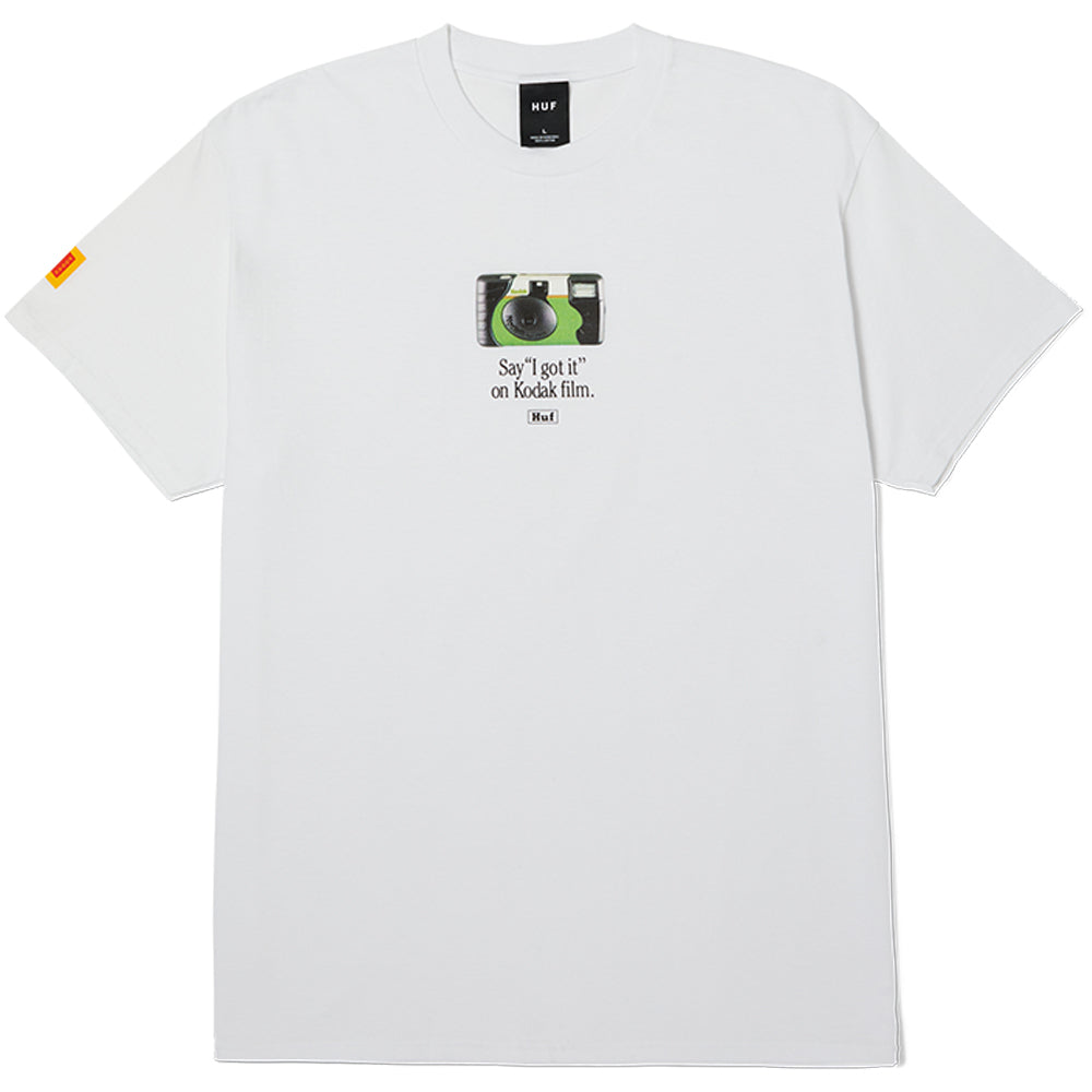 HUF x Kodak Power Flash Tee White