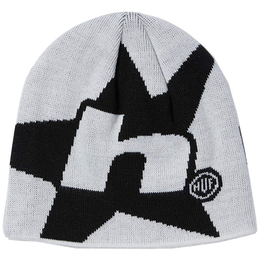 Huf H Star Skull Beanie White