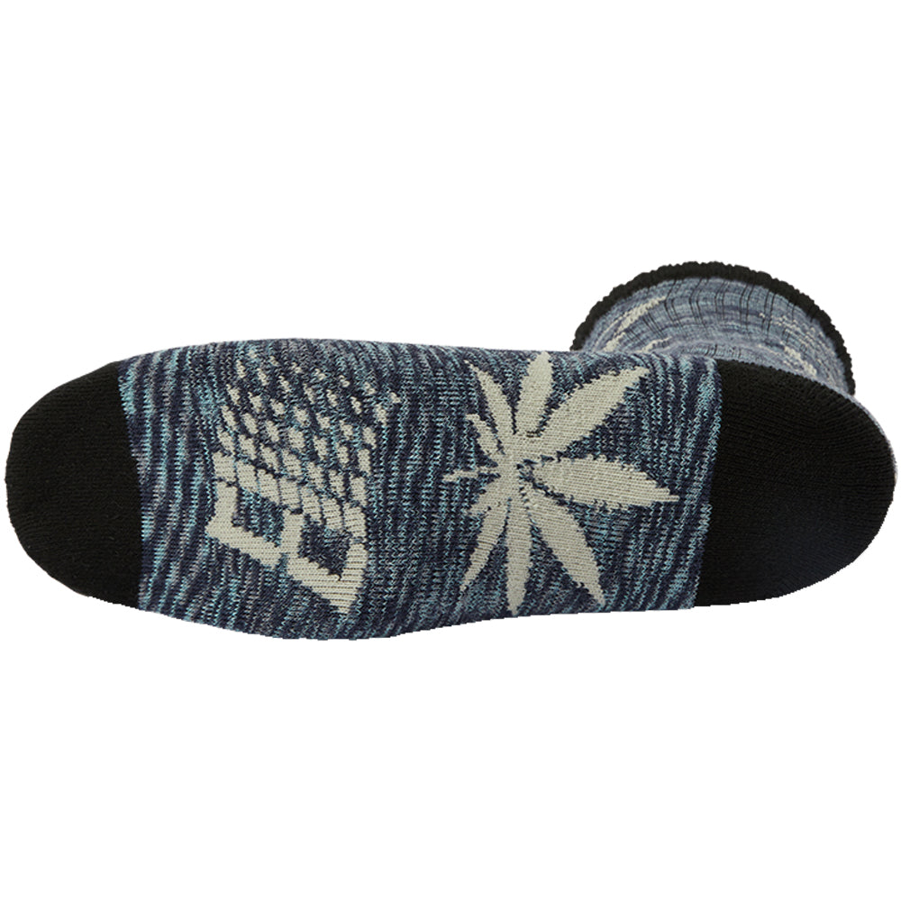 HUF x Bronze 56K Plantlife Marled Sock Black