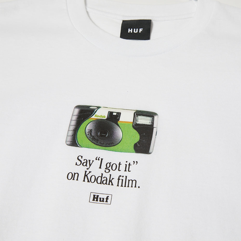 HUF x Kodak Power Flash Tee White