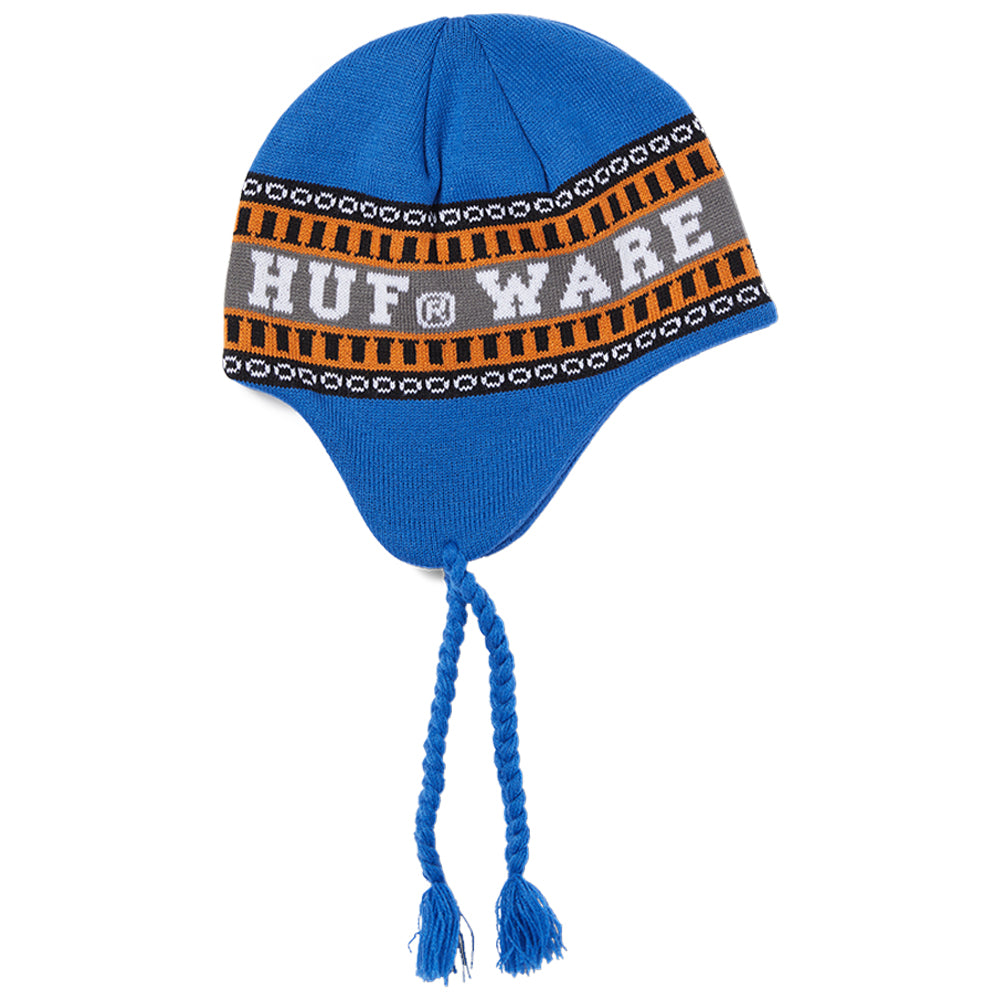 HUF x Bronze 56K Flap Beanie Blue