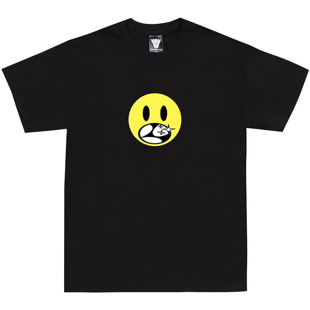 Limosine Happy Face Tee Black