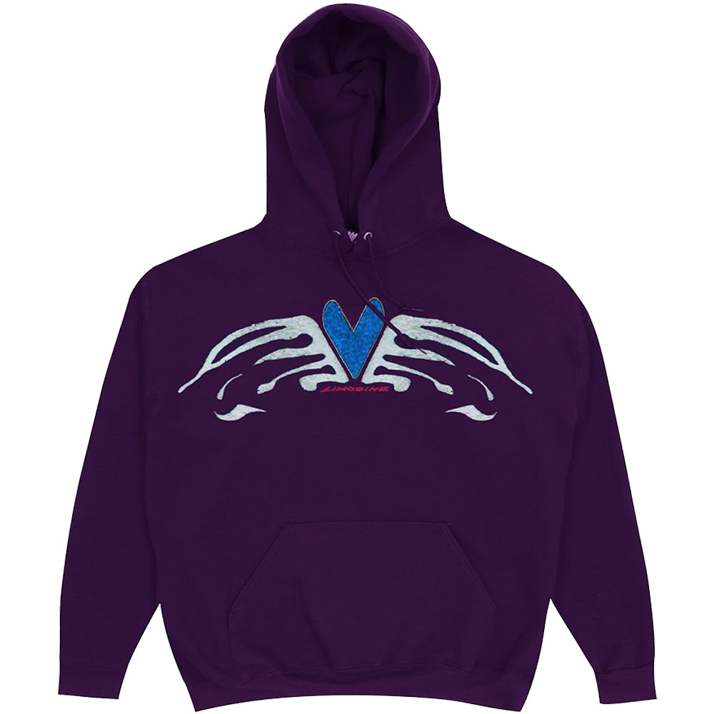 Limosine Heart Wings Hood Dark Purple