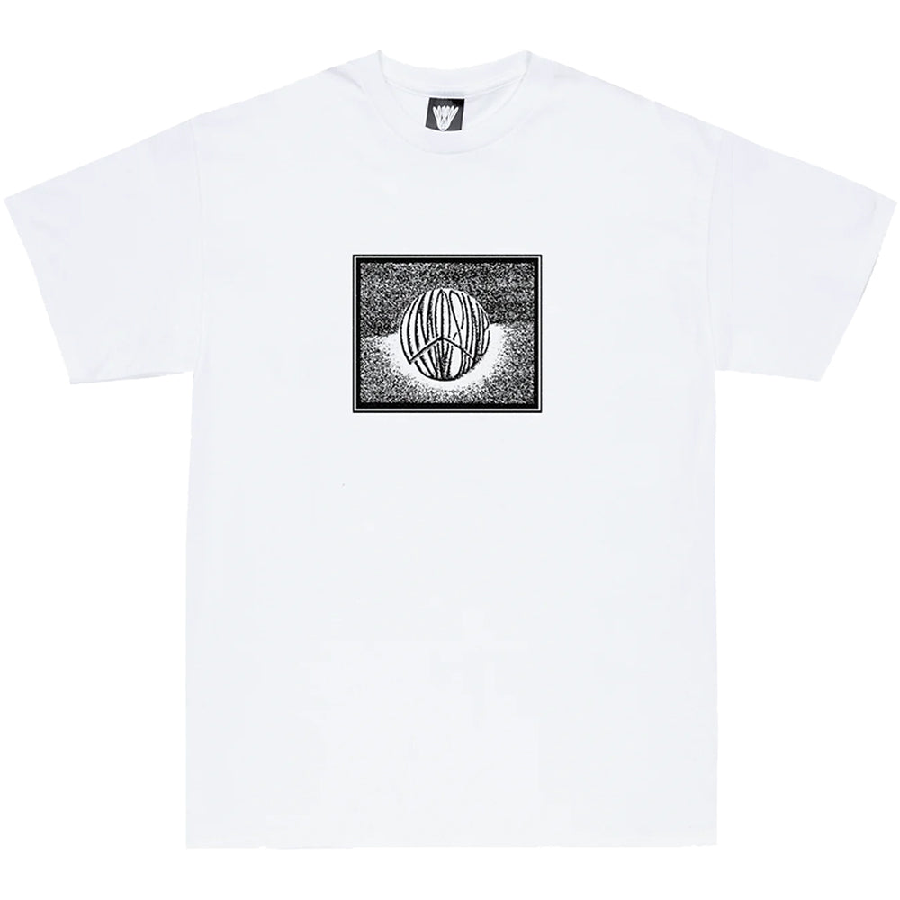 Limosine Peace Ball Tee White