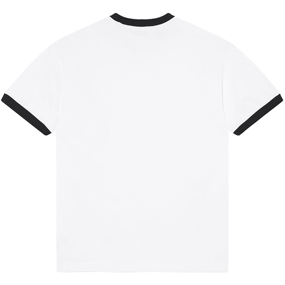 Last Resort AB Signature Ringer SS Tee White/Black