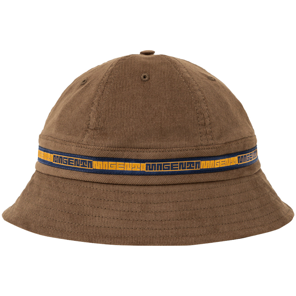 Magenta Maze Bucket Hat Camel