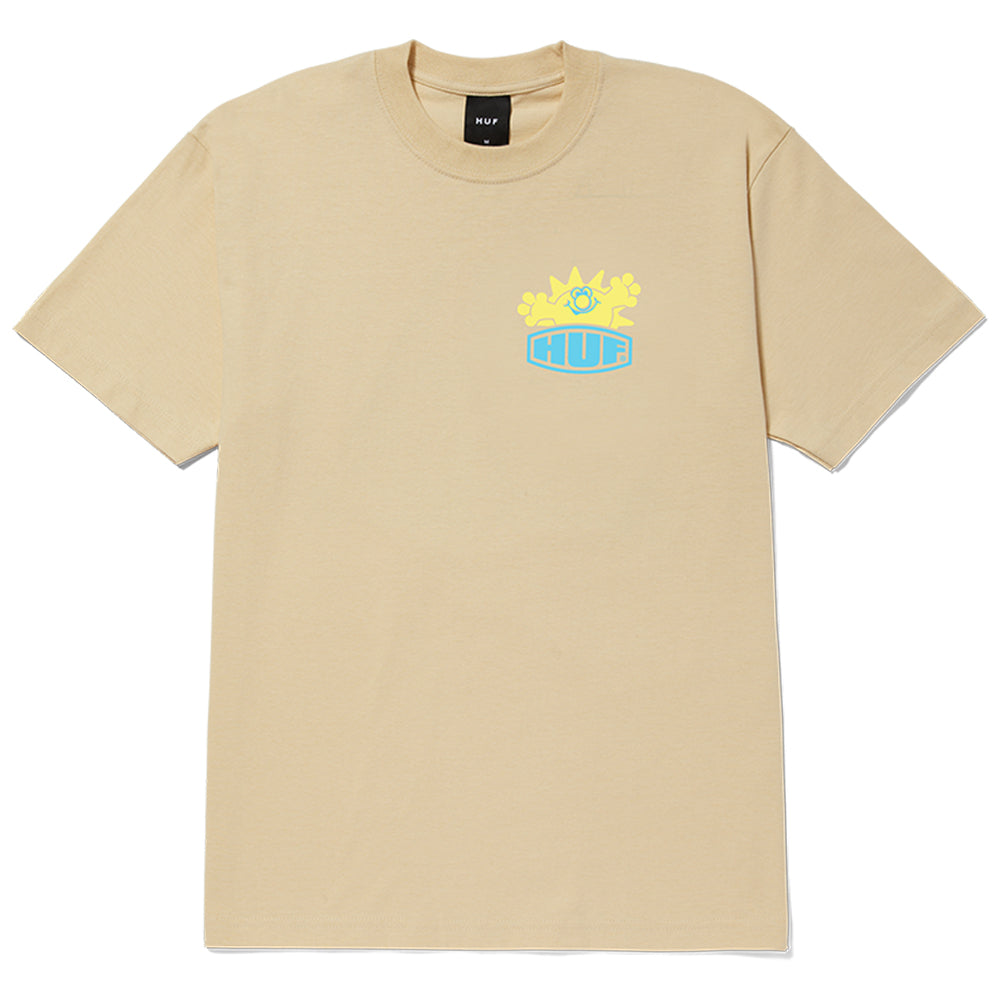 HUF Maximize T Shirt Wheat