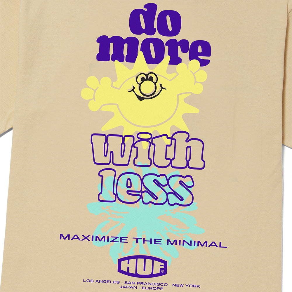 HUF Maximize T Shirt Wheat