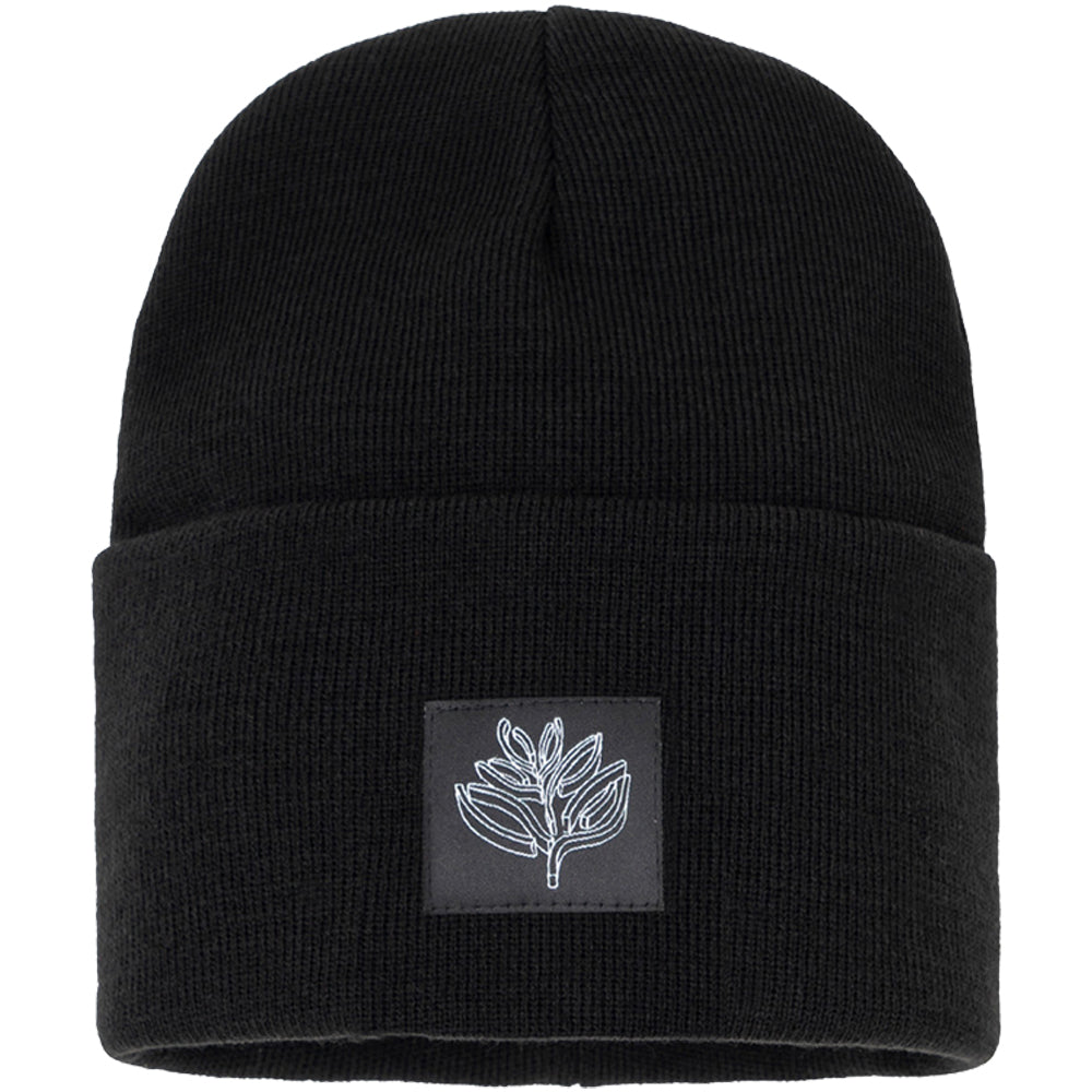 Magenta Brutalista Beanie Black