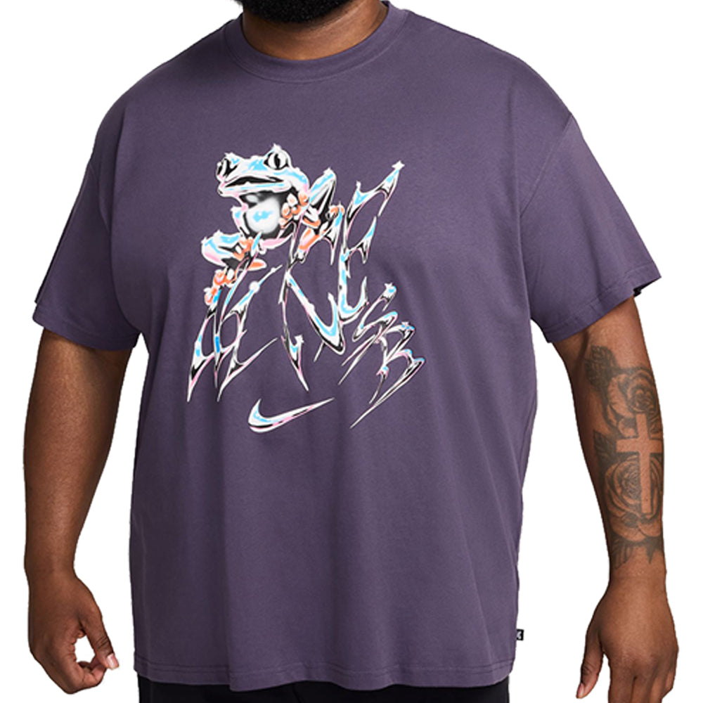 Nike SB Max90 Lazy Gawd T Shirt Dark Raisin