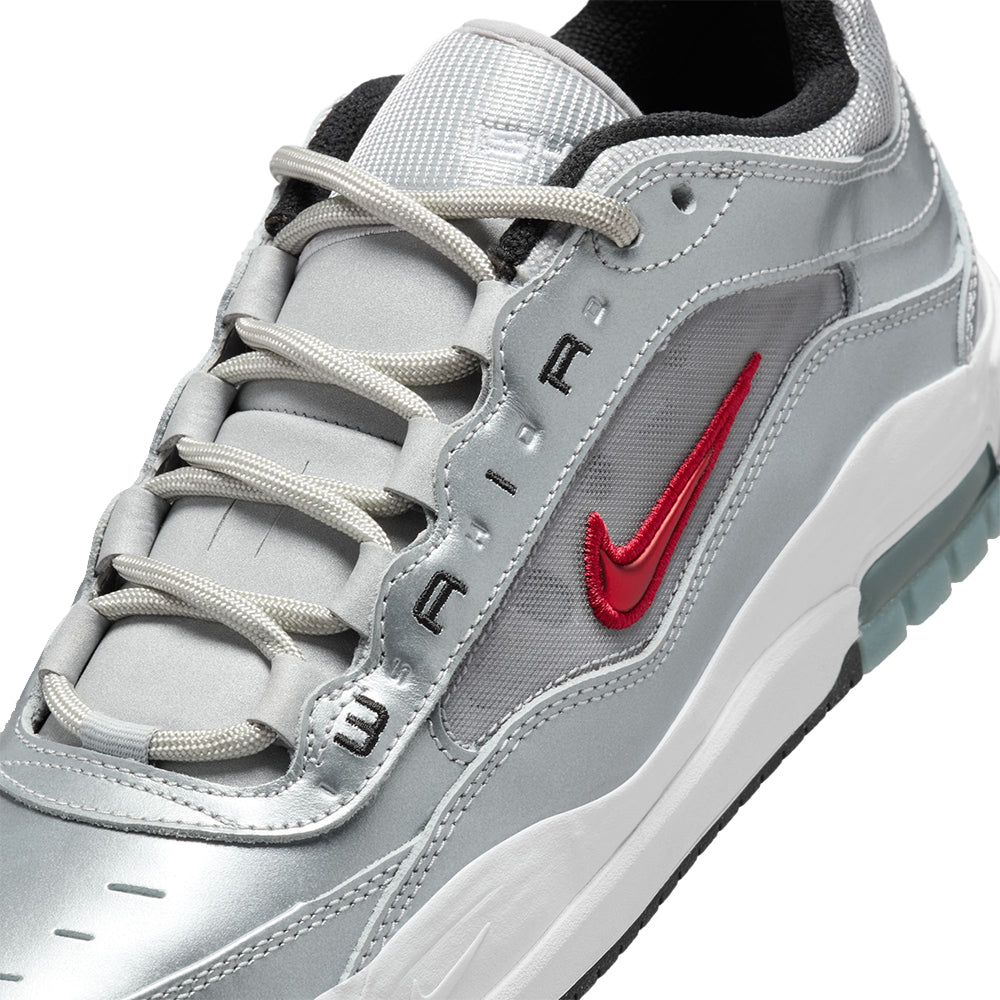 Nike SB Nike Air Max Ishod Premium Shoes Metallic Silver/Varsity Red