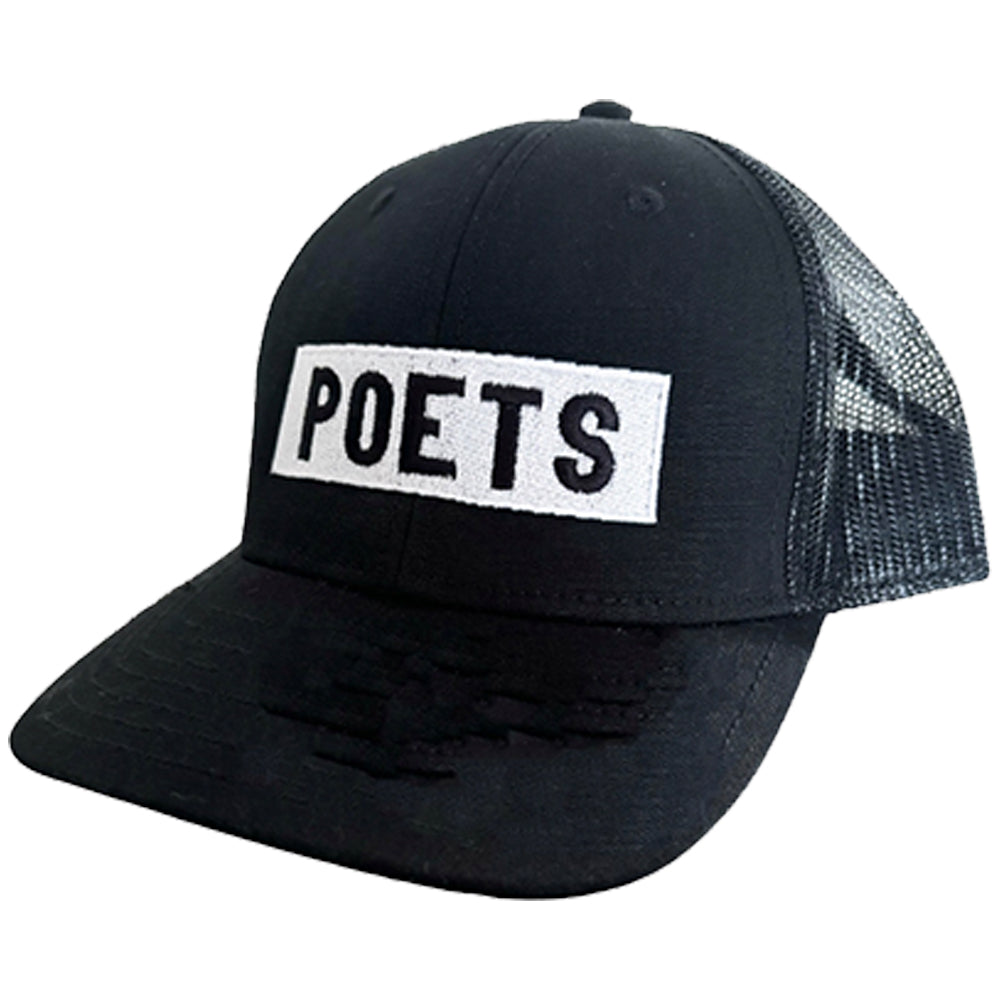 Poets Lincoln Cap Black