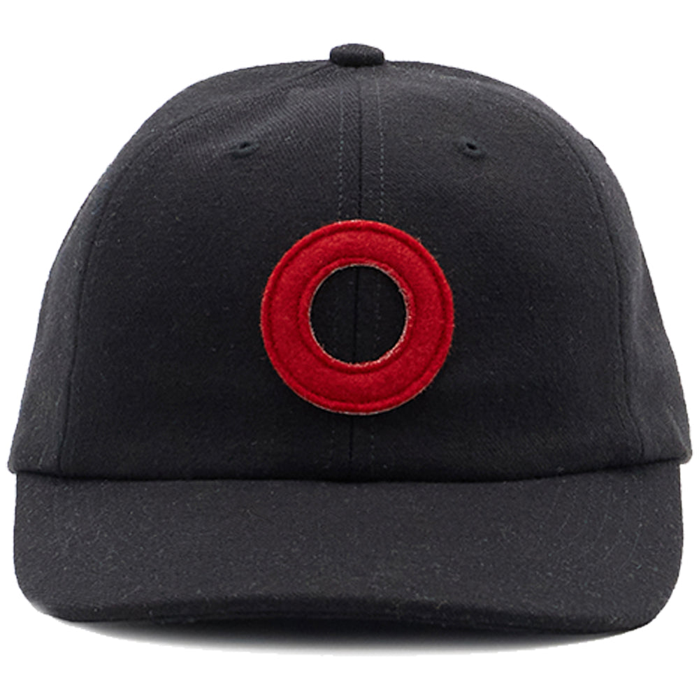 Pop Trading Company O Six Panel Hat Black/Goji Berry