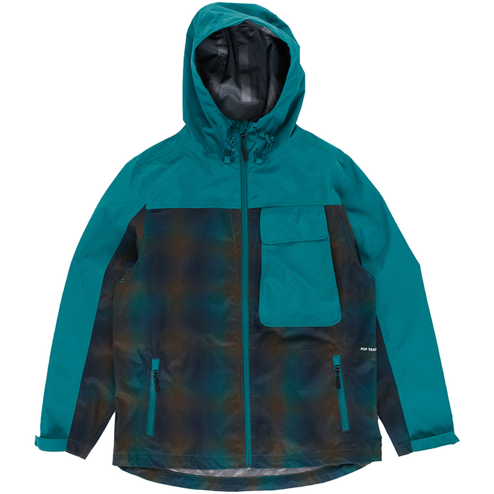 Pop Trading Company Big Pocket Hooded Jacket Bayberry