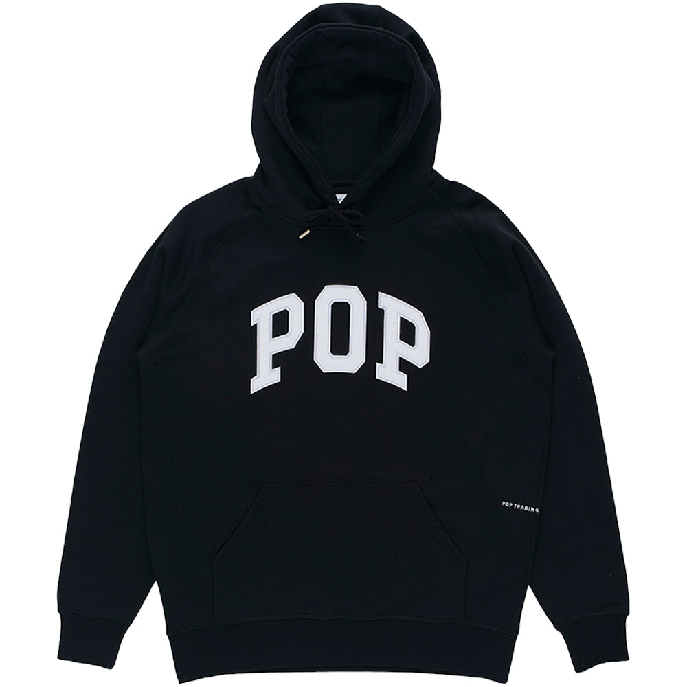 Pop Trading Company Arch Hooded Sweat Black