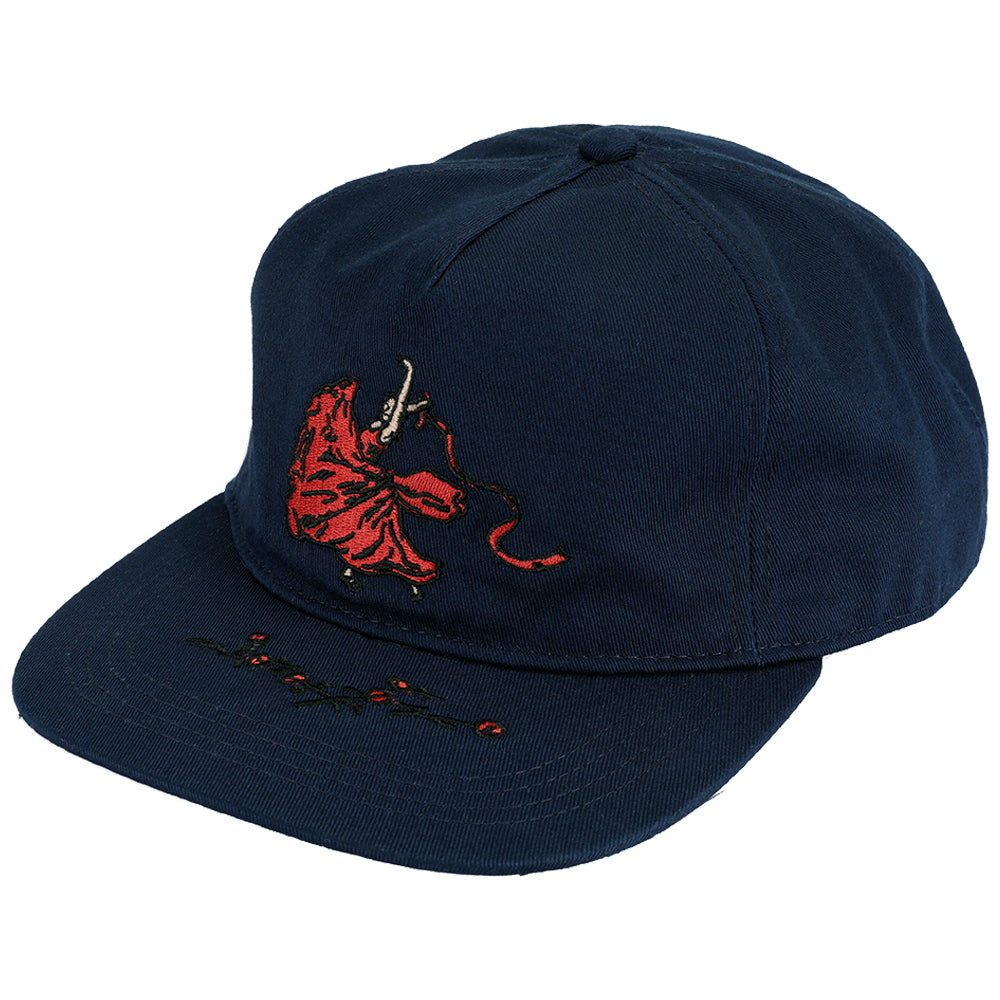 Pass~Port Red Flag Workers Cap Navy