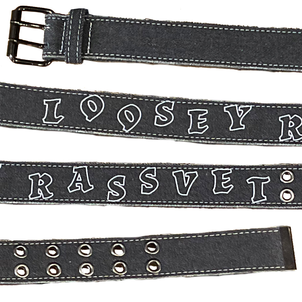 Rassvet Loosey Webbing Belt Logo Woven Black