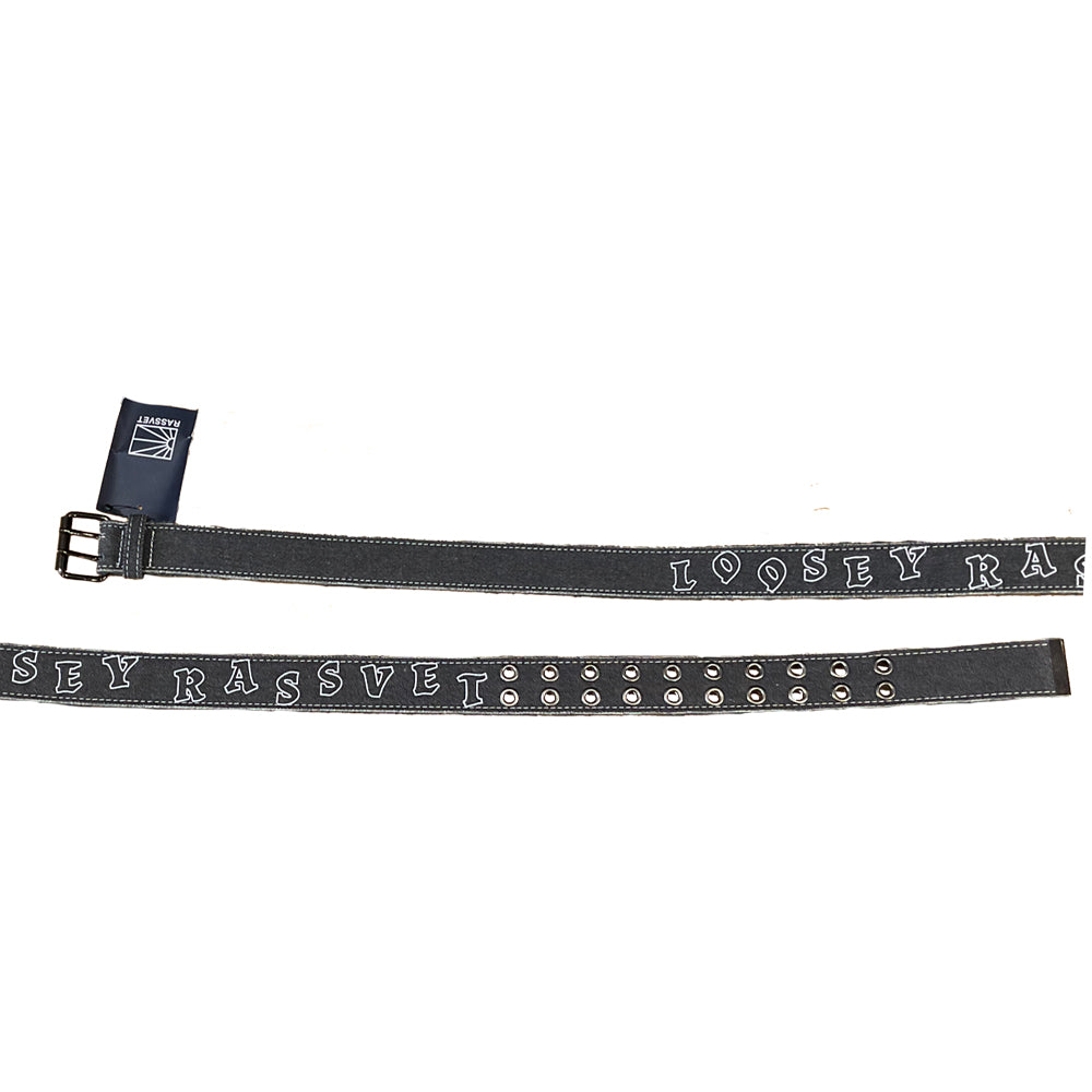 Rassvet Loosey Webbing Belt Logo Woven Black