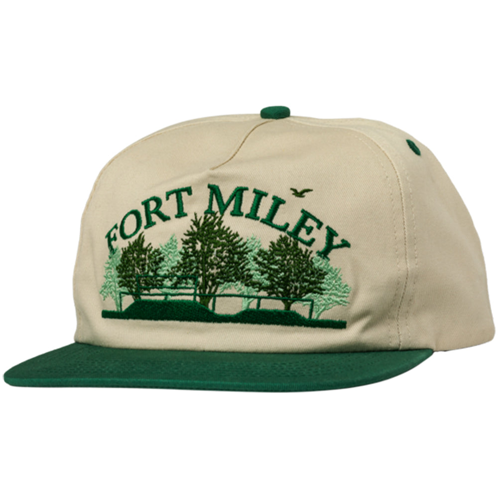 Real Fort Miley Cap Off White/Green