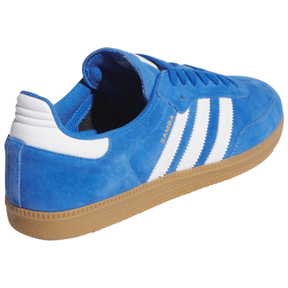 Adidas Samba ADV Shoes Bluebird/Ftwr White/Gold Metallic