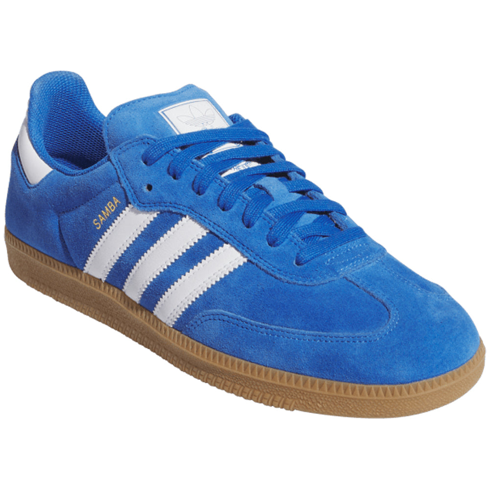 Adidas Samba ADV Shoes Bluebird/Ftwr White/Gold Metallic