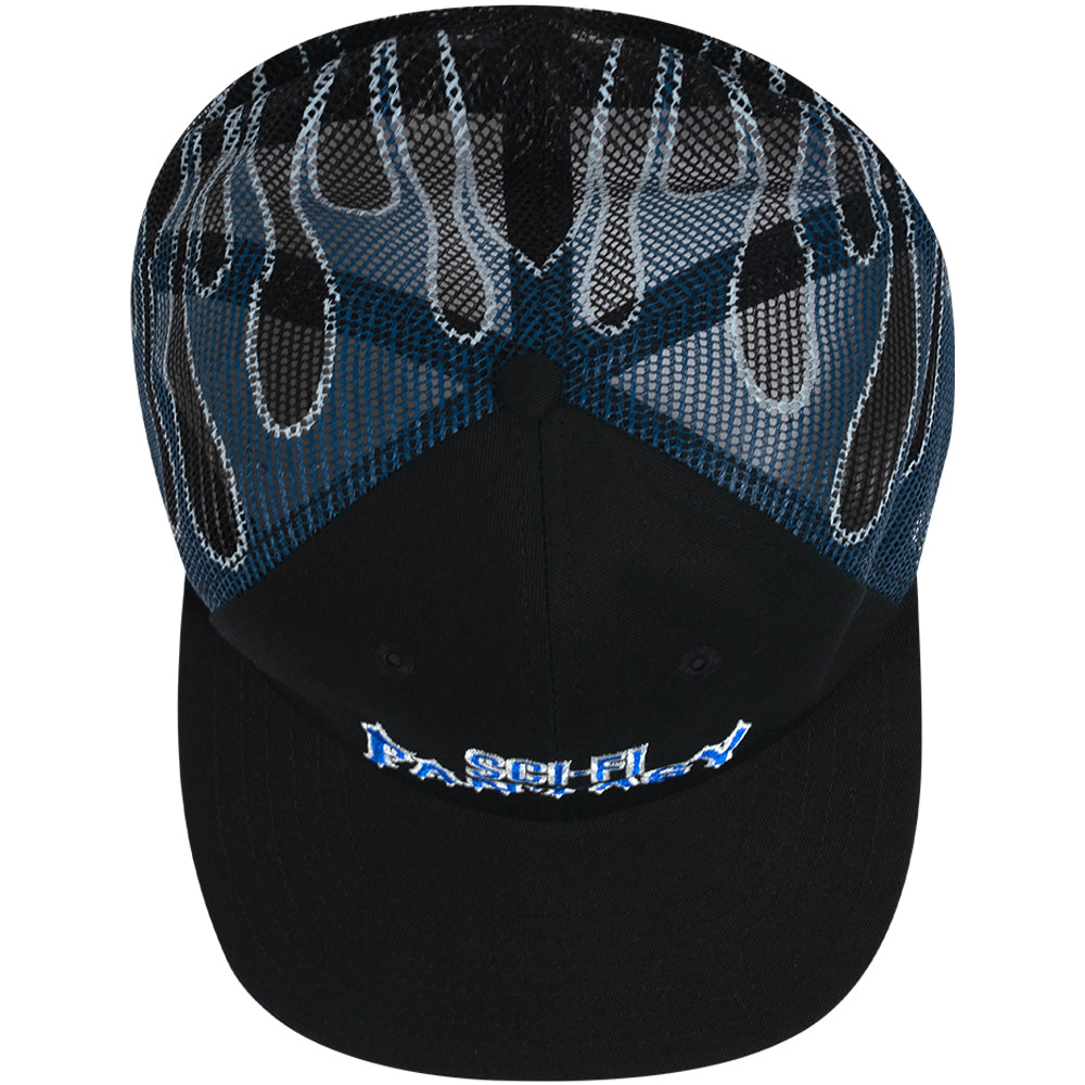 Sci-Fi Fantasy Biker Logo Hat Black