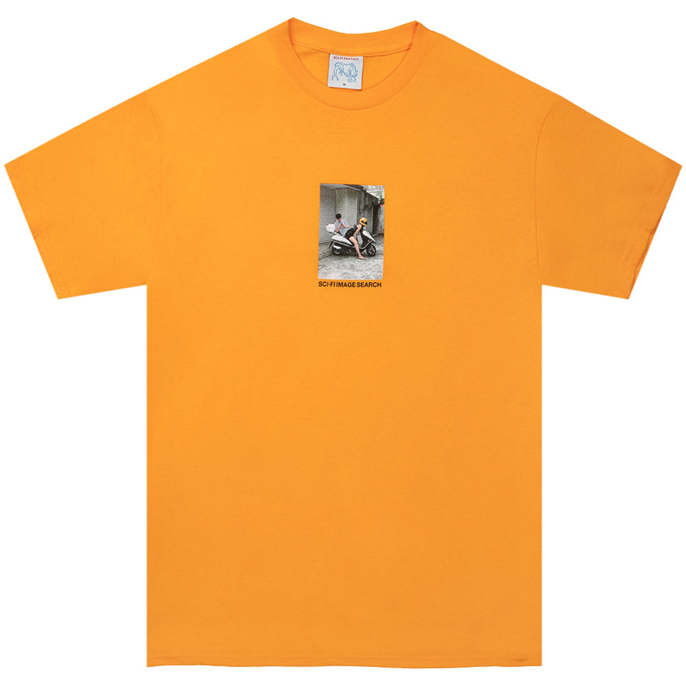 Sci-Fi Fantasy Image Search Tee Tenessee Orange