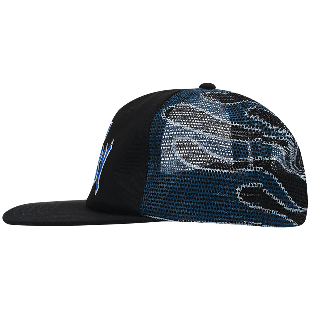 Sci-Fi Fantasy Biker Logo Hat Black