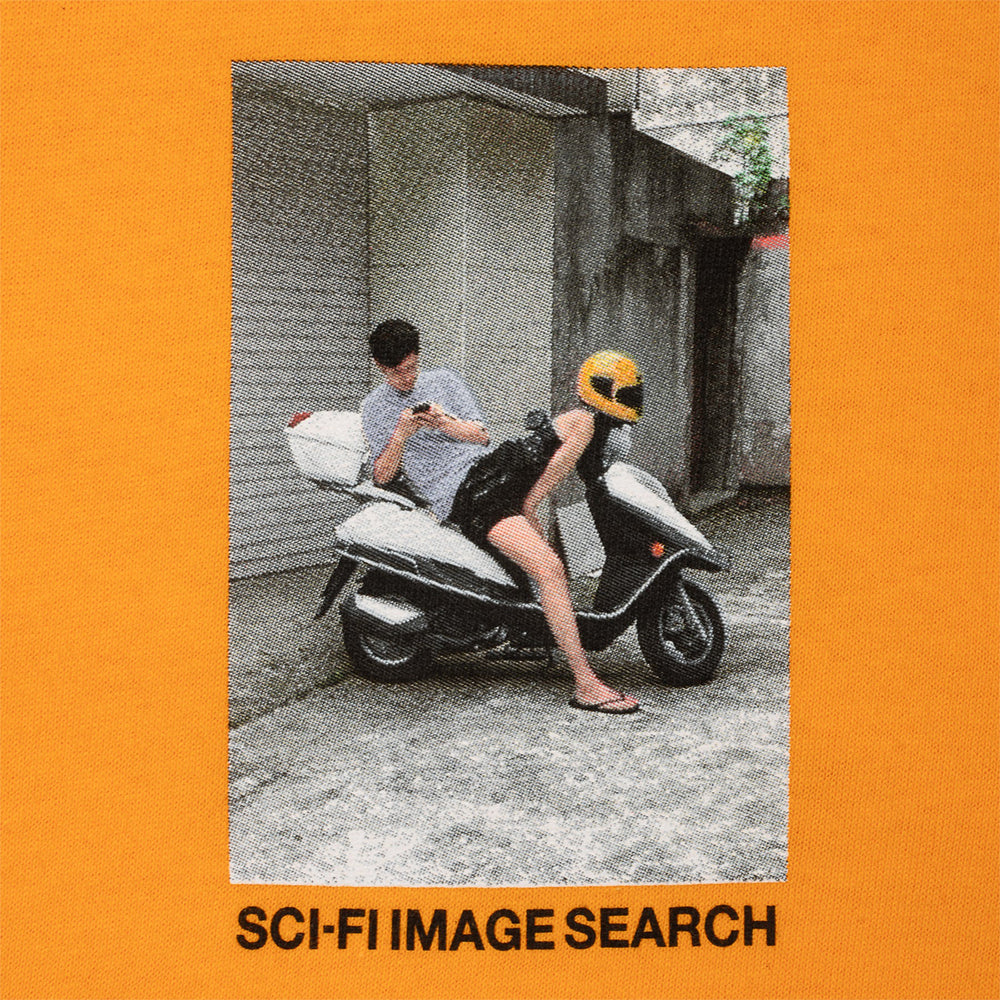 Sci-Fi Fantasy Image Search Tee Tenessee Orange